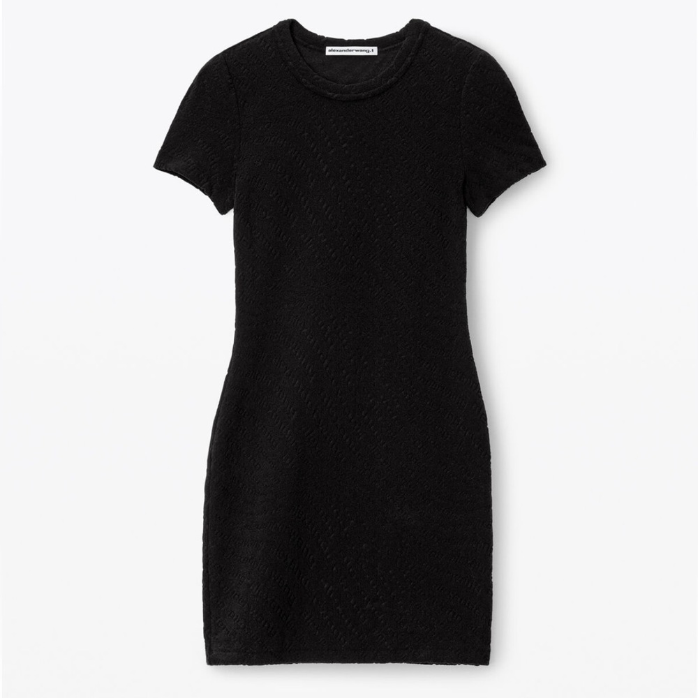Alexander Wang logo jacquard dress